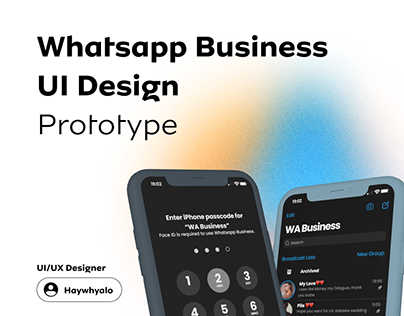 Whatsapp Business UI Design