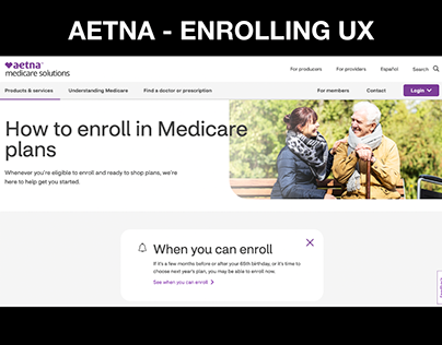 Aetna - How to Enroll UX