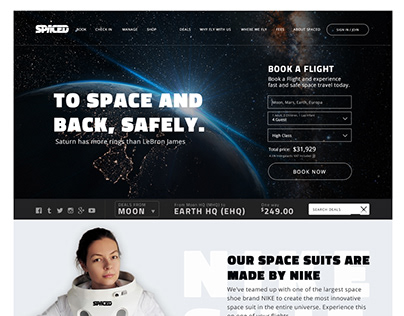 SPACED UI/UX and Branding