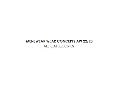 Project thumbnail - MENSWEAR TREND/DIRECTION BOARDS AW 23'