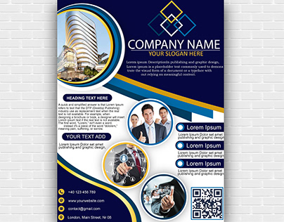 Corporate Business Flyer Template PSD Free Download