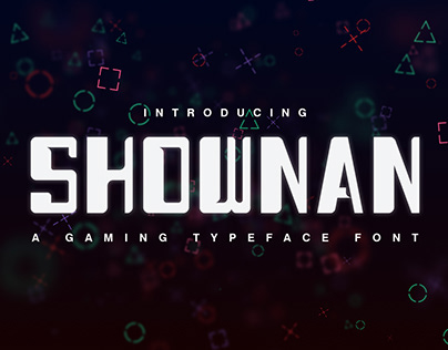 Shownan - A Gaming Typeface Font