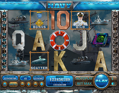 Slot machine - "Navy"