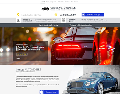 Garage Auto - Webdesign