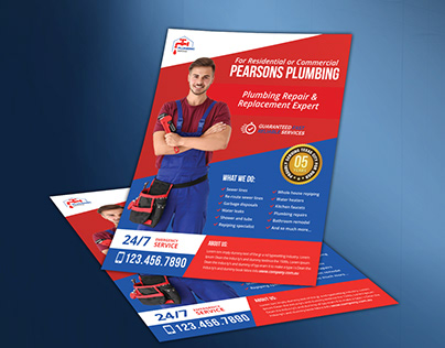 The Plumbing Service Flyer Template