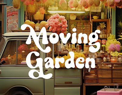 Moving Garden / brand identity / flower shop / for sale