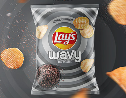 Lay's Wavy Black Salt (New Flavor Launch)