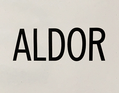 Aldor – Typeface
