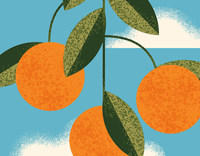 Orange orchard | Poster design