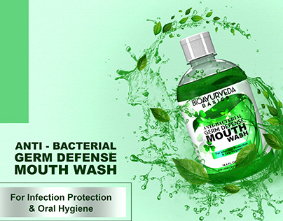 Anti-Bacterial Germ Defense Alcohol-Free Mouthwash