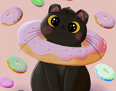 Donut cat