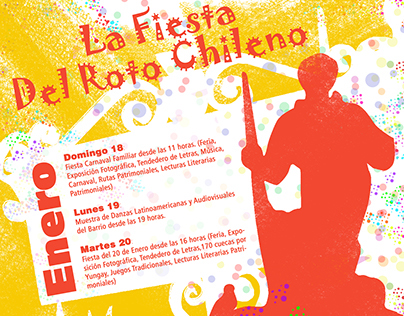 Afiche Fiesta del Roto Chileno