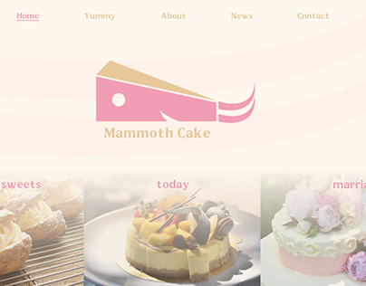 Mammoth Cake Webdesign