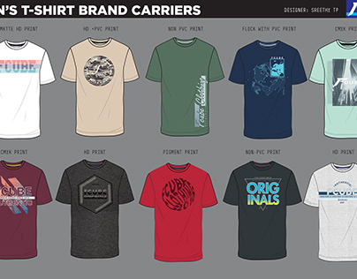 Project thumbnail - BRAND CARRIER T-SHIRT- F CUBE