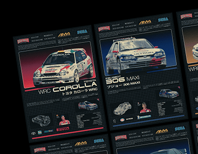 Project thumbnail - Sega Rally 2 | Poster Designs