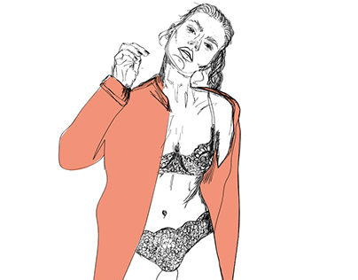 lingerie illustration