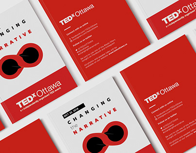 TEDx Logo Design | Changing The Narrative | Ottawa