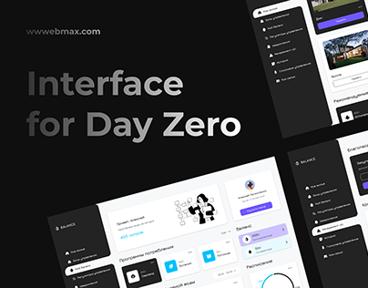 Interface for Day Zero | Dashboard design