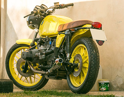The Yellow Beemer ( bmw R100 )