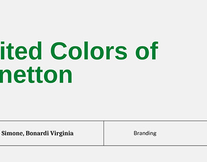 Branding United Colors of Benetton
