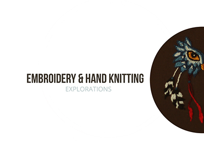 EMBROIDERY & HAND KNITTING