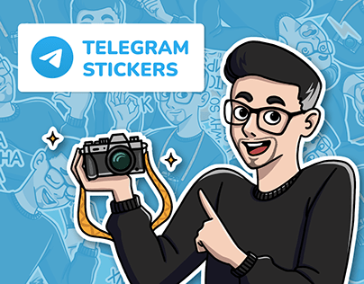 Egor the Photographer. Telegram Stickers