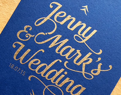 Jenny & Mark's Wedding Invitations