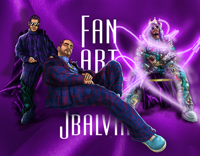 Fan Art - JBalvin - Morado