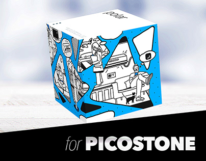 PICOSTONE POLAR | Packaging Illustrations
