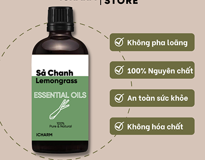Tinh dầu sả chanh - Lemongrass essential oil