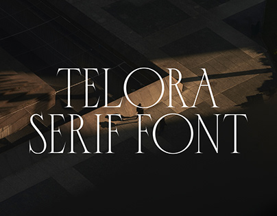 Telora serif font