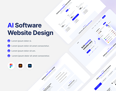 AI Software Website Design