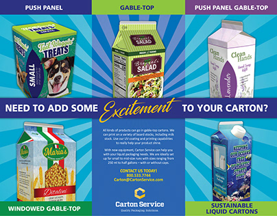 Gable Top Carton Packaging Manufacturer – Carton Servic
