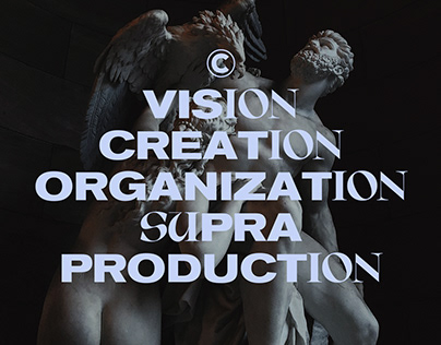 SUPRA PRODUCTION | Event agency brand identity