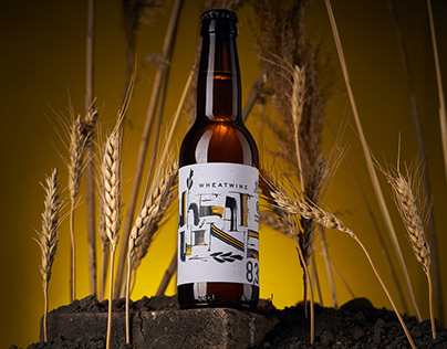 Craft Beer Label Design - Wheat Wine