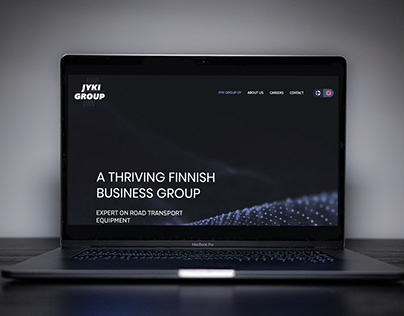 One Page Website for Finnish Business Group