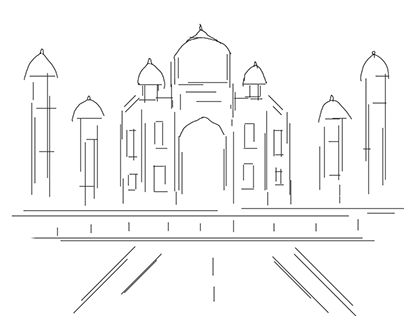 Tajmahal - Sketch
