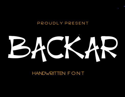 Backar font