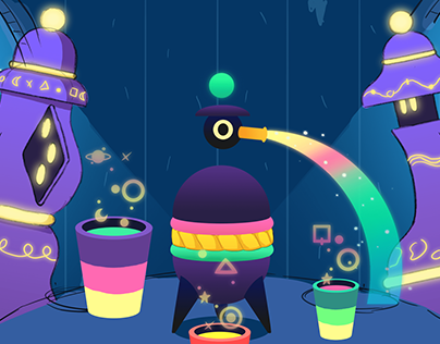 Cosmic Tea Party-Mystery House Art Direction