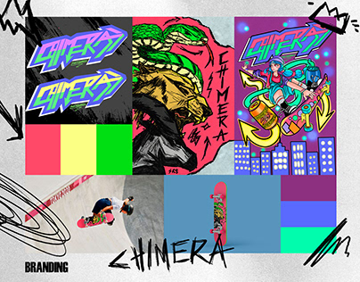 Chimera Skateboards Branding