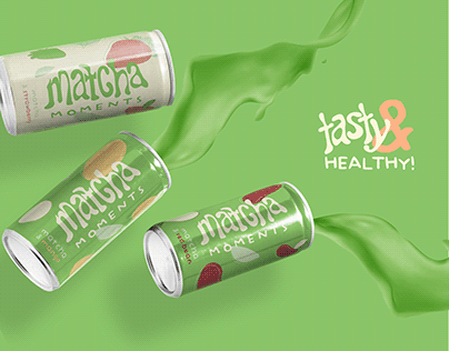 'Matcha Moments' - Health Drink Brand Identity