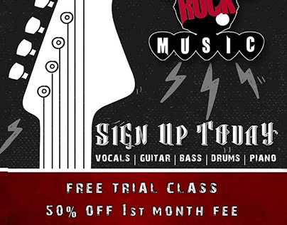 Music Lessons Poster