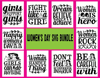 Women's Day SVG Bundle