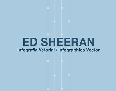 Ed Sheeran - Infografia Vetorial / Infographics Vector
