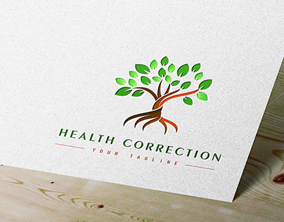 Minial health logo desgn