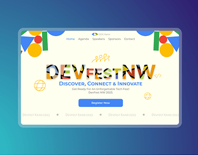 Developer festival webApp Ui Design