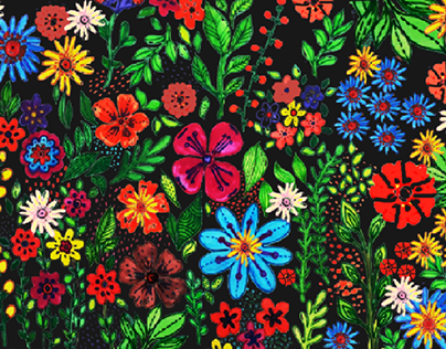 Colourful florals
