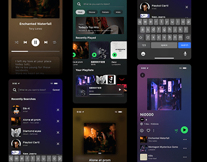 Spotify Mobile APP UI/UX Redesign