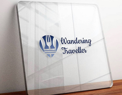 Wandering Traveller Influencer Logo Design