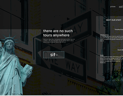 trip company in new york.minimalism/statue of liberty